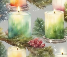 Watercolour Christmas AI Image from www.free-ai-images.com. Right-click and choose Save Image As to download this image safely for free.