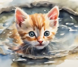 Watercolour Kittens AI Image from www.free-ai-images.com. Right-click and choose Save Image As to download this image safely for free.