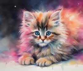Watercolour Kittens AI Image from www.free-ai-images.com. Right-click and choose Save Image As to download this image safely for free.