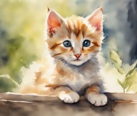Cute Kitten AI Image from www.free-ai-images.com. Right-click and choose Save Image As to download this image safely for free.