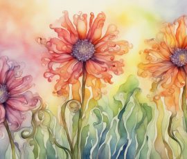 Watercolour Flowers AI Image from www.free-ai-images.com. Right-click and choose Save Image As to download this image safely for free.