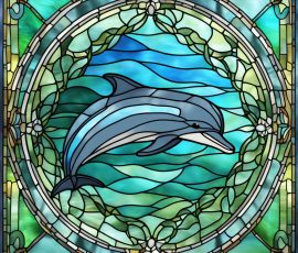 Stained Glass AI Image from www.free-ai-images.com. Right-click and choose Save Image As to download this image safely for free.