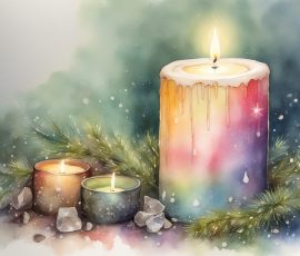Watercolour Christmas AI Image from www.free-ai-images.com. Right-click and choose Save Image As to download this image safely for free.