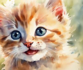 Cute Kitten AI Image from www.free-ai-images.com. Right-click and choose Save Image As to download this image safely for free.
