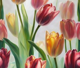 Watercolour Tulips AI Image from www.free-ai-images.com. Right-click and choose Save Image As to download this image safely for free.