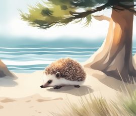 Watercolour Hedgehog AI Image from www.free-ai-images.com. Right-click and choose Save Image As to download this image safely for free.
