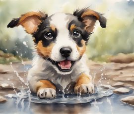 Watercolour Dogs AI Image from www.free-ai-images.com. Right-click and choose Save Image As to download this image safely for free.