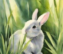 Watercolour Bunny AI Image from www.free-ai-images.com. Right-click and choose Save Image As to download this image safely for free.