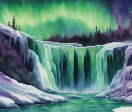 Aurora Landscape AI Image from www.free-ai-images.com. Right-click and choose Save Image As to download this image safely for free.