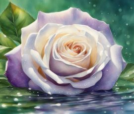 Watercolour Rose AI Image from www.free-ai-images.com. Right-click and choose Save Image As to download this image safely for free.