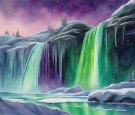 Aurora Landscape AI Image from www.free-ai-images.com. Right-click and choose Save Image As to download this image safely for free.