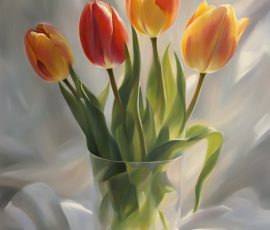Watercolour Tulips AI Image from www.free-ai-images.com. Right-click and choose Save Image As to download this image safely for free.