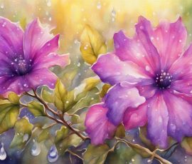 Watercolour Flowers AI Image from www.free-ai-images.com. Right-click and choose Save Image As to download this image safely for free.
