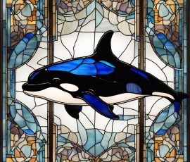 Stained Glass AI Image from www.free-ai-images.com. Right-click and choose Save Image As to download this image safely for free.