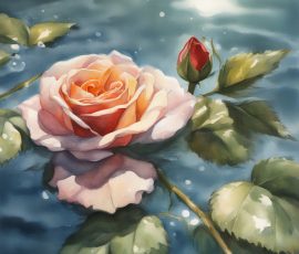 Watercolour Roses AI Image from www.free-ai-images.com. Right-click and choose Save Image As to download this image safely for free.