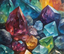 Crystals and Minerals AI Image from www.free-ai-images.com. Right-click and choose Save Image As to download this image safely for free.