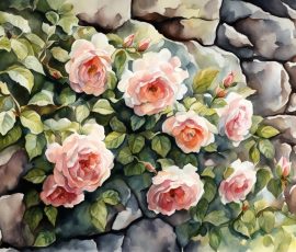 Watercolour Roses AI Image from www.free-ai-images.com. Right-click and choose Save Image As to download this image safely for free.