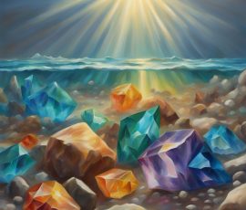 Crystals and Minerals AI Image from www.free-ai-images.com. Right-click and choose Save Image As to download this image safely for free.