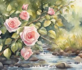 Watercolour Roses AI Image from www.free-ai-images.com. Right-click and choose Save Image As to download this image safely for free.
