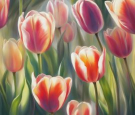 Watercolour Tulips AI Image from www.free-ai-images.com. Right-click and choose Save Image As to download this image safely for free.