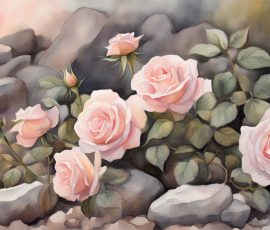 Watercolour Roses AI Image from www.free-ai-images.com. Right-click and choose Save Image As to download this image safely for free.