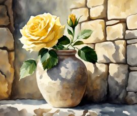 Watercolour Roses AI Image from www.free-ai-images.com. Right-click and choose Save Image As to download this image safely for free.