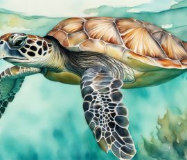 Turtles and Tortoises AI Image from www.free-ai-images.com. Right-click and choose Save Image As to download this image safely for free.