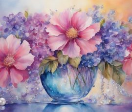 Watercolour Flowers AI Image from www.free-ai-images.com. Right-click and choose Save Image As to download this image safely for free.