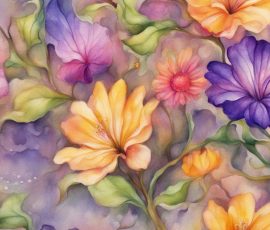 Watercolour Flowers AI Image from www.free-ai-images.com. Right-click and choose Save Image As to download this image safely for free.