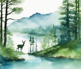 Watercolour Silhouette Animals AI Image from www.free-ai-images.com. Right-click and choose Save Image As to download this image safely for free.