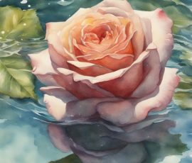 Watercolour Roses AI Image from www.free-ai-images.com. Right-click and choose Save Image As to download this image safely for free.