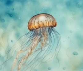 Watercolour Jellyfish AI Image from www.free-ai-images.com. Right-click and choose Save Image As to download this image safely for free.