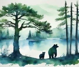 Watercolour Silhouette Animals AI Image from www.free-ai-images.com. Right-click and choose Save Image As to download this image safely for free.