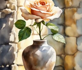 Watercolour Roses AI Image from www.free-ai-images.com. Right-click and choose Save Image As to download this image safely for free.