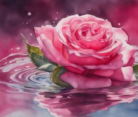 Watercolour Roses AI Image from www.free-ai-images.com. Right-click and choose Save Image As to download this image safely for free.