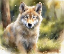 Watercolour Wolves AI Image from www.free-ai-images.com. Right-click and choose Save Image As to download this image safely for free.