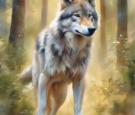 Watercolour Wolves AI Image from www.free-ai-images.com. Right-click and choose Save Image As to download this image safely for free.