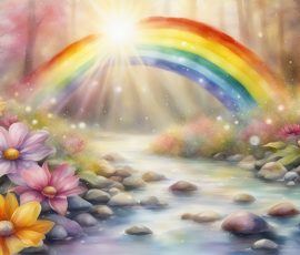 Watercolour Rainbows AI Image from www.free-ai-images.com. Right-click and choose Save Image As to download this image safely for free.