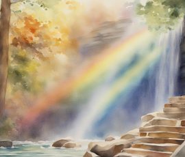 Watercolour Rainbows AI Image from www.free-ai-images.com. Right-click and choose Save Image As to download this image safely for free.