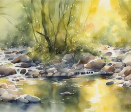 Watercolour Rivers and Lakes AI Image from www.free-ai-images.com. Right-click and choose Save Image As to download this image safely for free.