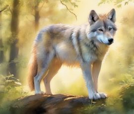 Watercolour Wolves AI Image from www.free-ai-images.com. Right-click and choose Save Image As to download this image safely for free.