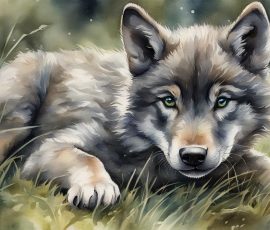 Watercolour Wolves AI Image from www.free-ai-images.com. Right-click and choose Save Image As to download this image safely for free.