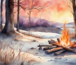 Watercolour Campfires AI Image from www.free-ai-images.com. Right-click and choose Save Image As to download this image safely for free.