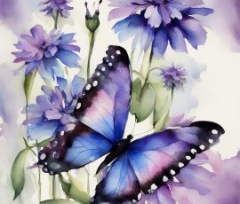 Watercolour Butterflies and Dragonflies AI Image from www.free-ai-images.com. Right-click and choose Save Image As to download this image safely for free.